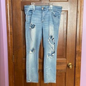 AE Distressed Ankle Jegging